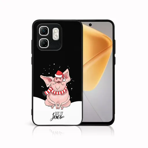 MY ART Kryt s vianočným dizajnom Infinix Hot 50i LET IT SNOW (075)