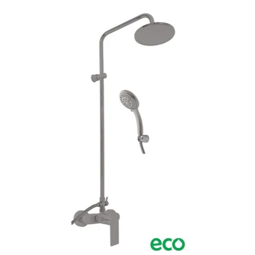 RAV SLEZÁK Nil sprchový systém metal grey lesk nl182.5/7mgl NL182.57MGL