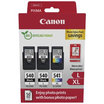 Canon PG-540L 2x + CL-541XL 5224B015 farebná (CMYK) sada originálne cartridge