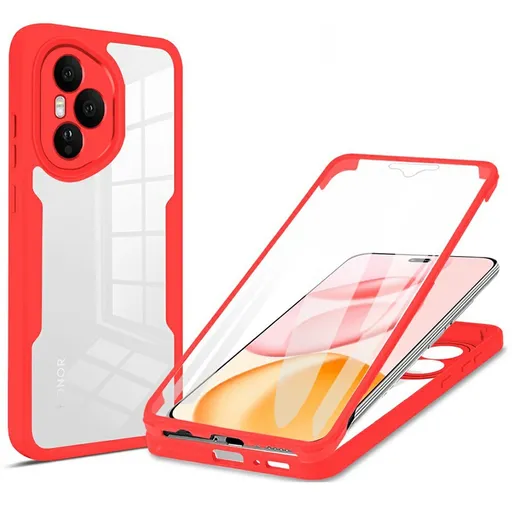 DUAL Obojstranný kryt s fóliou Honor 400 Pro 5G červený