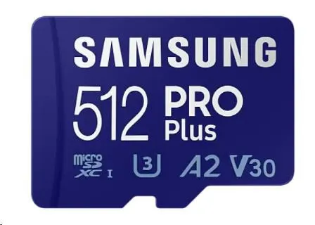 Samsung micro SDXC karta 512GB PRO Plus + SD adaptér