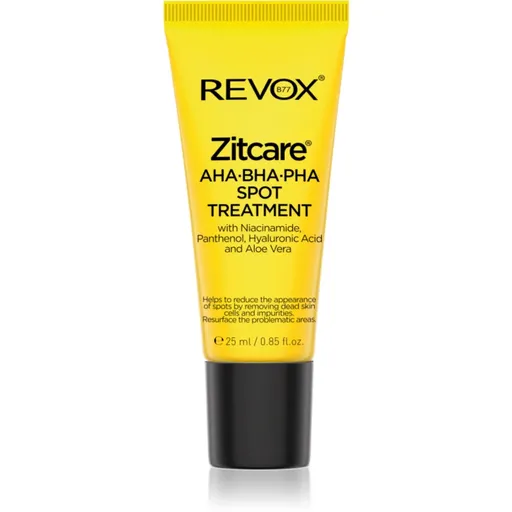 Revox B77 Zitcare AHA BHA PHA Spot Treatment lokálna starostlivosť proti akné 25 ml