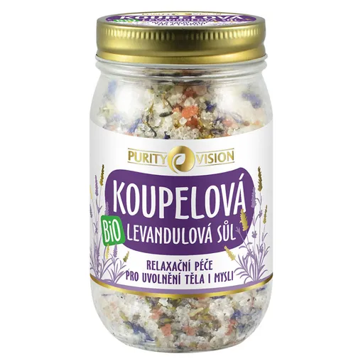 PURITY VISION Levanduľová kúpeľová soľ 400 g