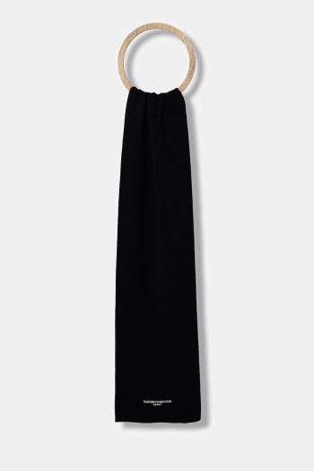 Šál Emporio Armani tmavomodrá farba, jednofarebný, EM003713 AF18241