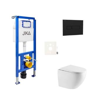 Závesný wc set SAT do ľahkých stien / predstenová bez splachovacího okruhu SIKOJSTOR67CRM