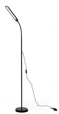 PLATINET stojacia lampa SIGNUS 10W 84 LED 500 lúmenov, čierna, výška 150cm