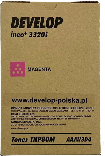 Develop TNP-80 AAJW3D4 purpurový (magenta) originálny toner