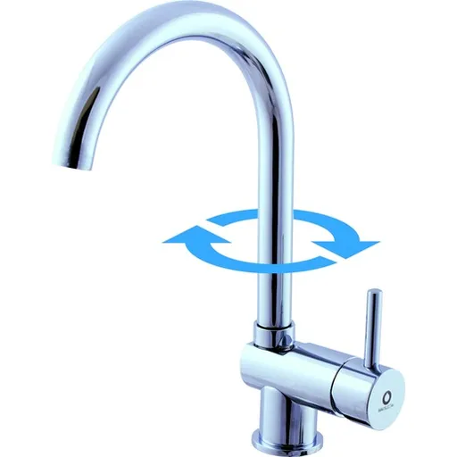 RAV SLEZÁK Seina drezová batéria s otočným ramienkom chrom e908.0/4 E908.04