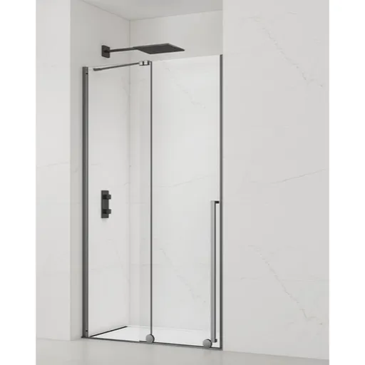 Sprchové dvere 140 cm SAT Xmotion PVD Gun metal SATBWIXM140NIKAGM