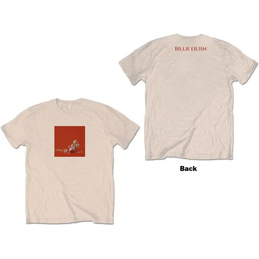 Billie Eilish tričko Therefore I Am Natural XXL