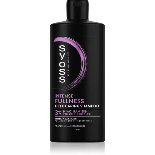 Syoss Intense Fullness šampón pre jemné vlasy pre objem a vitalitu 440 ml