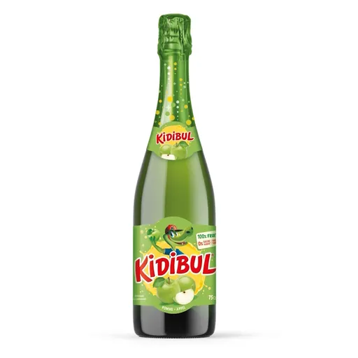KIDIBUL Detský šumivý nápoj 100% jablko 750 ml