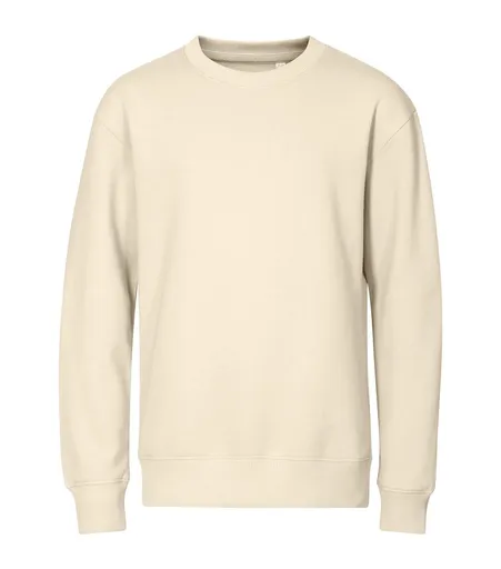 MALFINI Detská unisex mikina Crew - Mandľová | 146 cm (10 rokov)