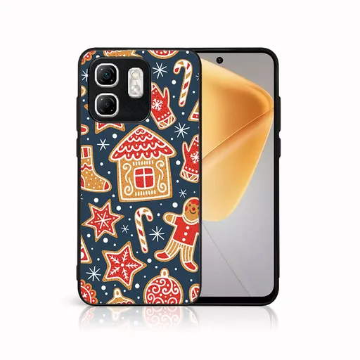 MY ART Kryt s vianočným dizajnom Infinix Hot 50i CHRISTMAS (069)