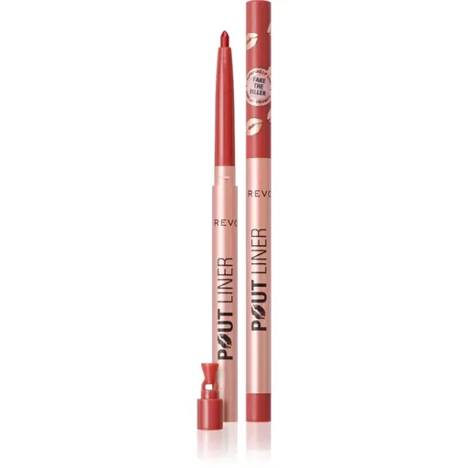 Makeup Revolution Pout Liner ceruzka na pery pre zväčšenie objemu odtieň Burnt Cherry Red 0.2 g