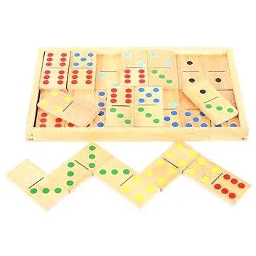 Bigjigs Veľké drevené domino (691621021576)