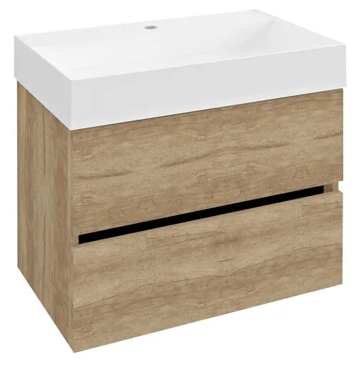 SAPHO - ODETTA umývadlová skrinka 67x50x43,5cm, dub Alabama DT070-2222