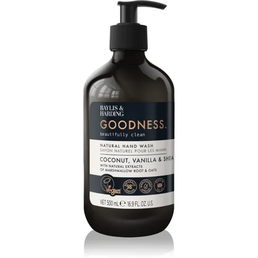 Baylis & Harding Goodness Coconut, Vanilla & Shea prírodné tekuté mydlo na ruky 500 ml