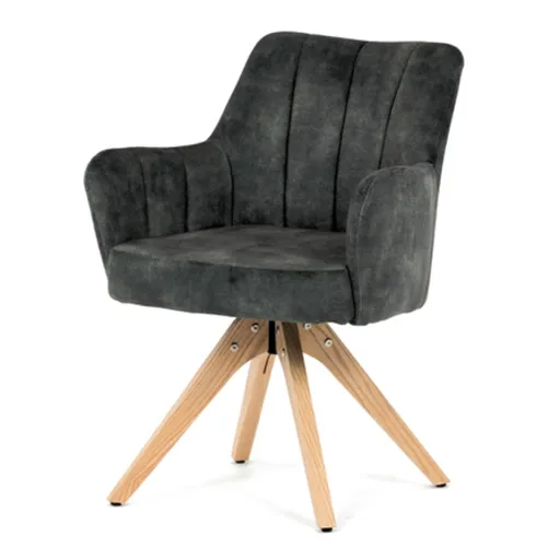 Jedálenská stolička Autronic 61x86 cm zelená látka HC-D7188 GRN4