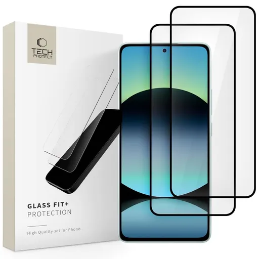 TECH-PROTECT GLASS FIT+ 2-PACK 3D Sklo  Xiaomi Redmi Note 14 / Redmi Note 14 5G