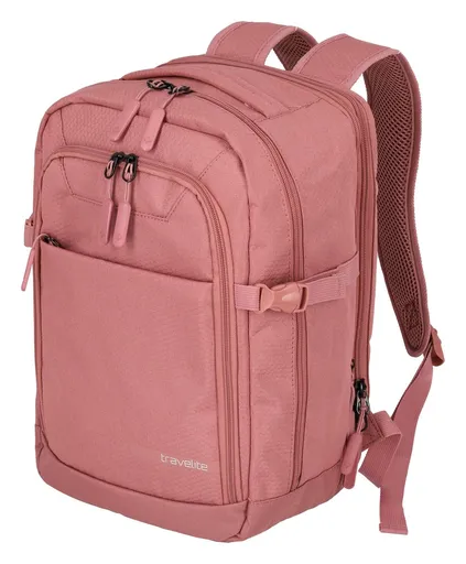 Batoh do lietadla 40x20x25 Travelite Kick Off Cabin Backpack Rosé