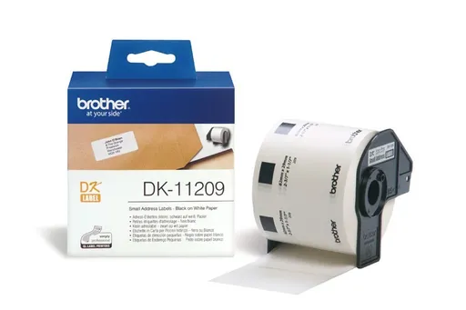 Brother DK-11209, 62mm x 29mm, papierová rola, 800 etiket