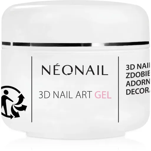 NEONAIL Nail Art 3D Gel modelačný gél na nechty odtieň Clear 5 g
