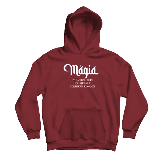 Radikal Chef mikina Mágia Bordová S