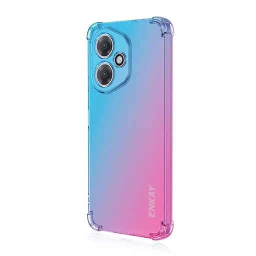 ENKAY GRADIENT Ochranný kryt pre Honor 400 5G BLUE PINK