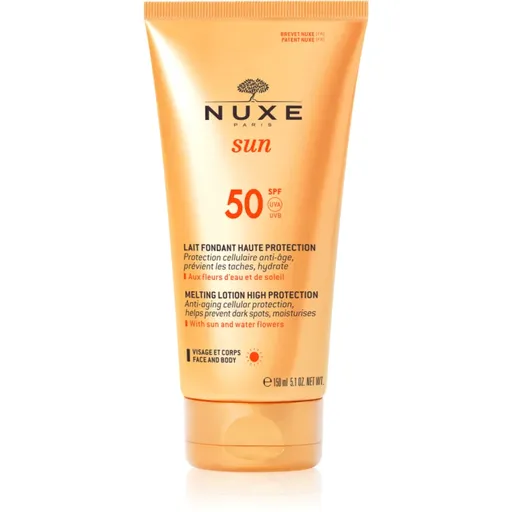 Nuxe Sun Melting Lotion High Protection ochranné opaľovacie mlieko SPF 50 150 ml