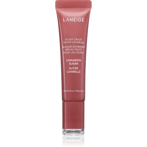 LANEIGE Glaze Craze Tinted Lip Serum tónovací balzam na pery odtieň Cinnamon Sugar 12 g