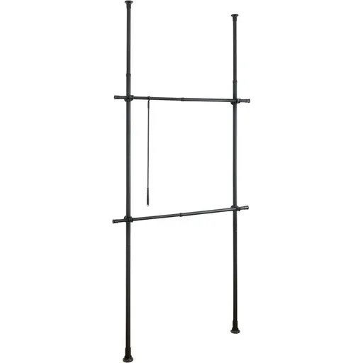 Wenko Teleskopické vešiaky Hercules Basic, čierne