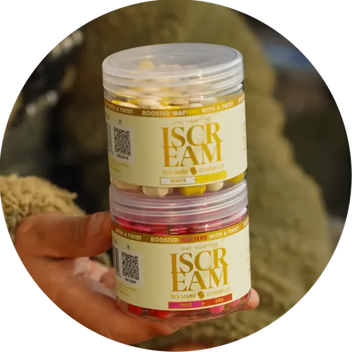 One more cast wafters boosted fluoro wafters iscream 100 g 10x14 mm - white & yellow