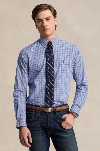 Bavlnená košeľa Polo Ralph Lauren pánska, regular, s golierom button-down, 710953702