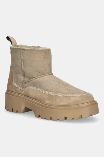 Semišové topánky Tommy Hilfiger REAL SHEARLING PULLON