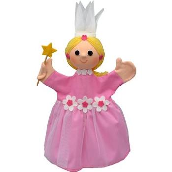 Víla kvietkovaná ružová 34 cm, maňuška (8590121220767)