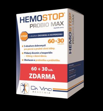 HEMOSTOP Probio MAX Da Vinci Academia 90 tvrdých kapsúl