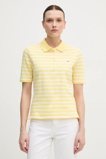 Polo tričko Tommy Hilfiger dámske, tmavomodrá farba, WW0WW43224