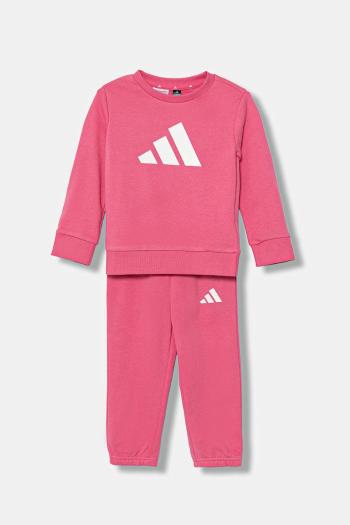 Detská tepláková súprava adidas ružová farba, JW2462