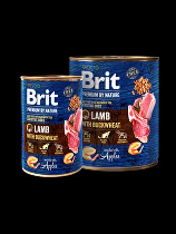 Brit Premium Dog by Nature  konz Lamb & Buckwheat 800g + Množstevná zľava