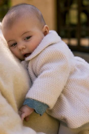Detský kabátik Mayoral Newborn šedá farba, 2401