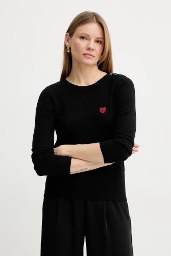 Sveter Morgan MKISS čierna farba, ľahké, MKISS