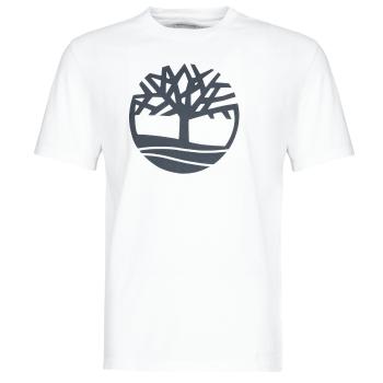 Timberland  SS KENNEBEC RIVER BRAND TREE TEE  Tričká s krátkym rukávom Biela