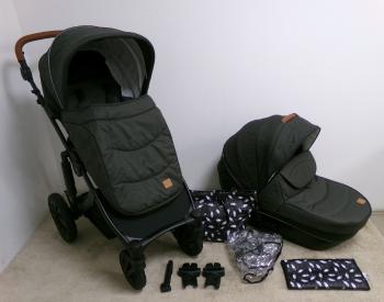 KINDERKRAFT SELECT Kočík kombinovaný Prime 2v1 Black, Premium