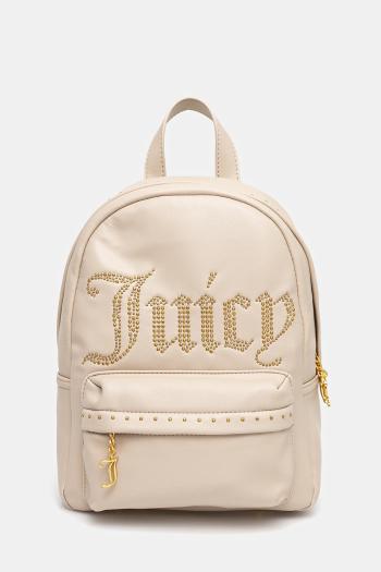 Ruksak Juicy Couture KIMBERLY PU dámsky, béžová farba, malý, jednofarebný, BEJQL8796WVP