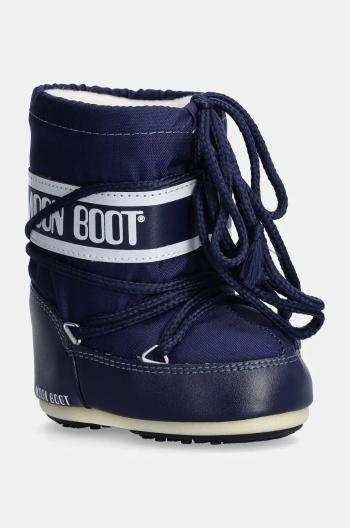 Detské snehule Moon Boot ICON MINI NYLON tmavomodrá farba, 80D1400430
