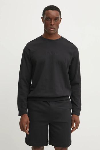 Mikina s kapucňou Calvin Klein Underwear pánska, čierna farba, s nášivkou, 000NM2708E