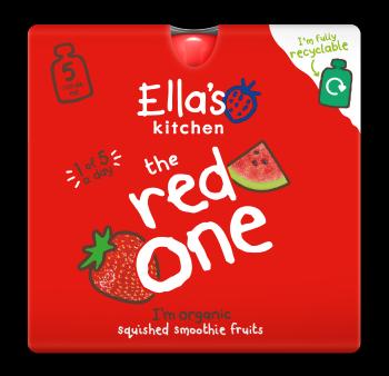 ELLA'S KITCHEN BIO Red One ovocné pyré s jahodami 5 x 90 g