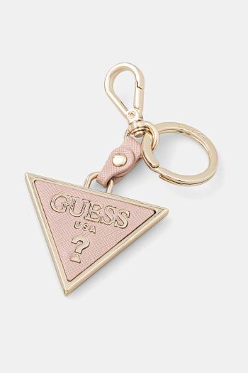 Kľúčenka Guess ružová farba