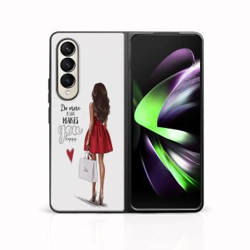 MY ART Ochranný kryt pre Samsung Galaxy Z Fold 3 5G RED DRESS (137)